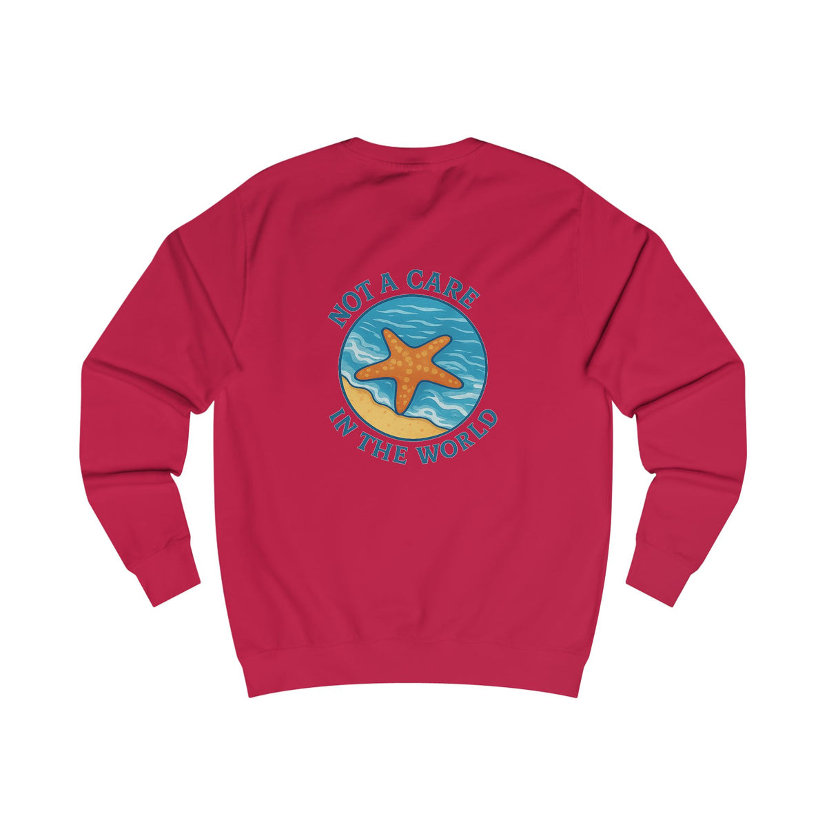 No care starfish Charming Family Sweatshirt, Cozy Gift, Summer Vibes, Beachwear, Unisex Apparel, Family Gatherings, Casual Comfort, Relaxation Style