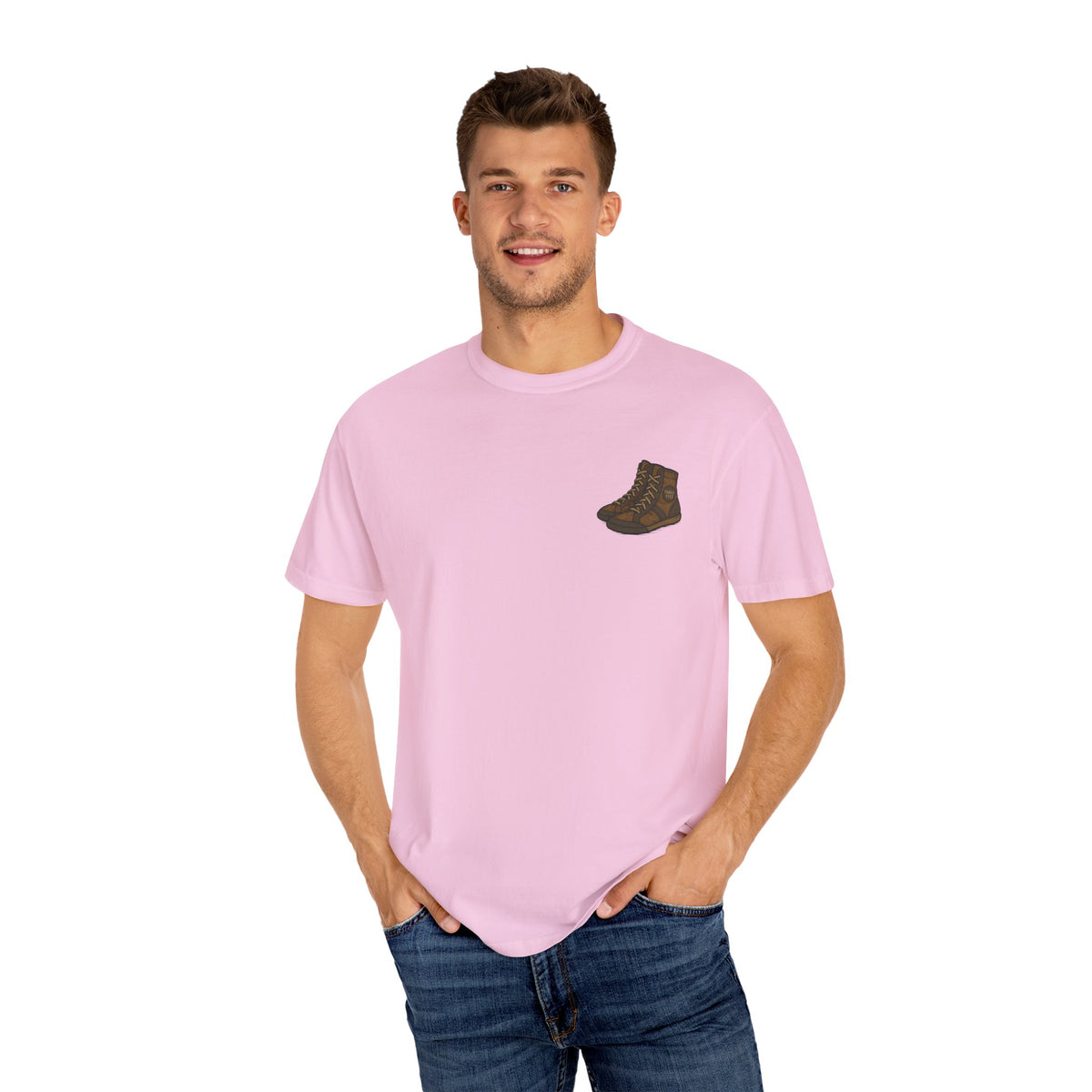 Wrestling Garment-Dyed T-shirt, Motivational Tee, Unisex Casual Wear, Comfortable Everyday Shirt, Gym Apparel, Inspirational Quote Top