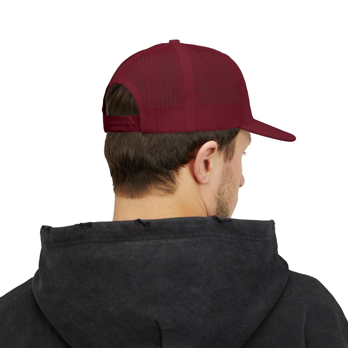 Embroidered Shark Snapback Trucker Cap | Family Vibes, Casual Beachwear, Outdoor Adventures, Gift for Men, Unique Embroidery