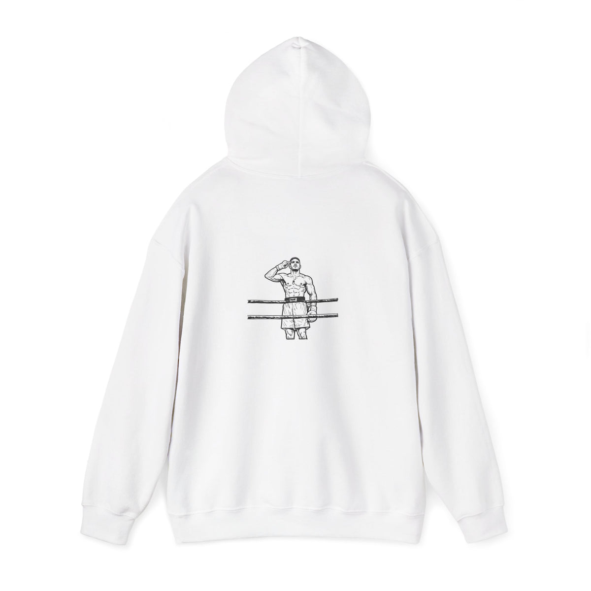 Boxing Vintage Hoodie — Retro Ring Boxer Graphic Sweatshirt