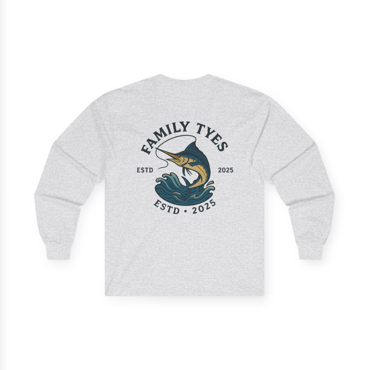 Anchor Nautical Family Long Sleeve Tee - Perfect for Boating, Fishing Trips, & Family Gatherings, Unisex Shirt, Casual Wear, Marine Themed Clothing