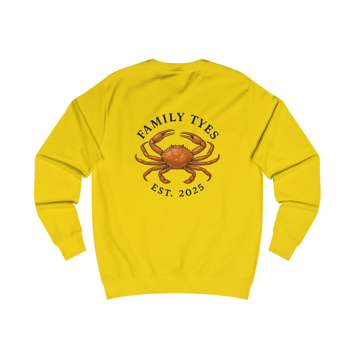 Crab Charming Family Sweatshirt, Cozy Gift, Summer Vibes, Beachwear, Unisex Apparel, Family Gatherings, Casual Comfort, Relaxation Style
