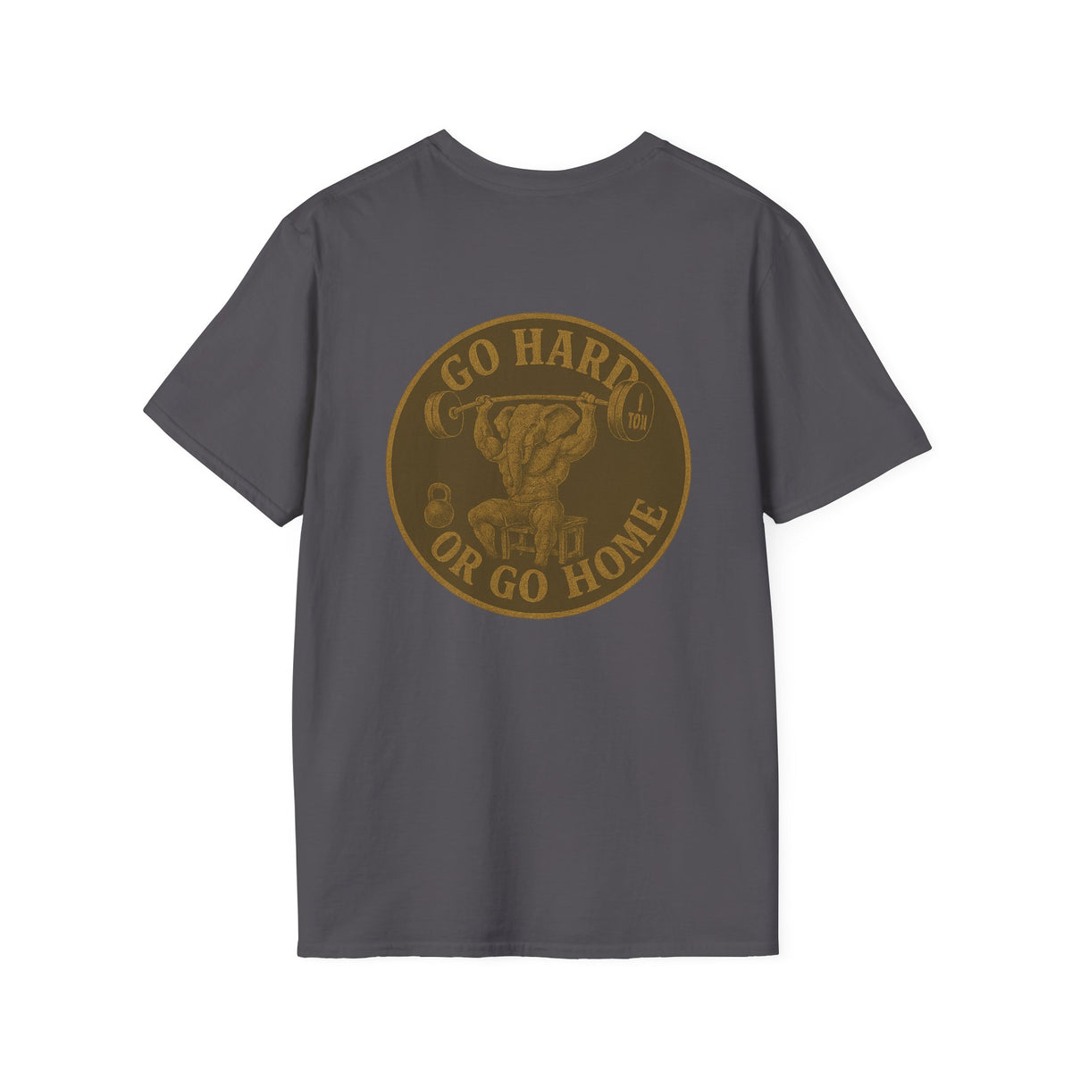 Unisex Workout T-Shirt | Go Hard or Go Home | Vintage Gym Style