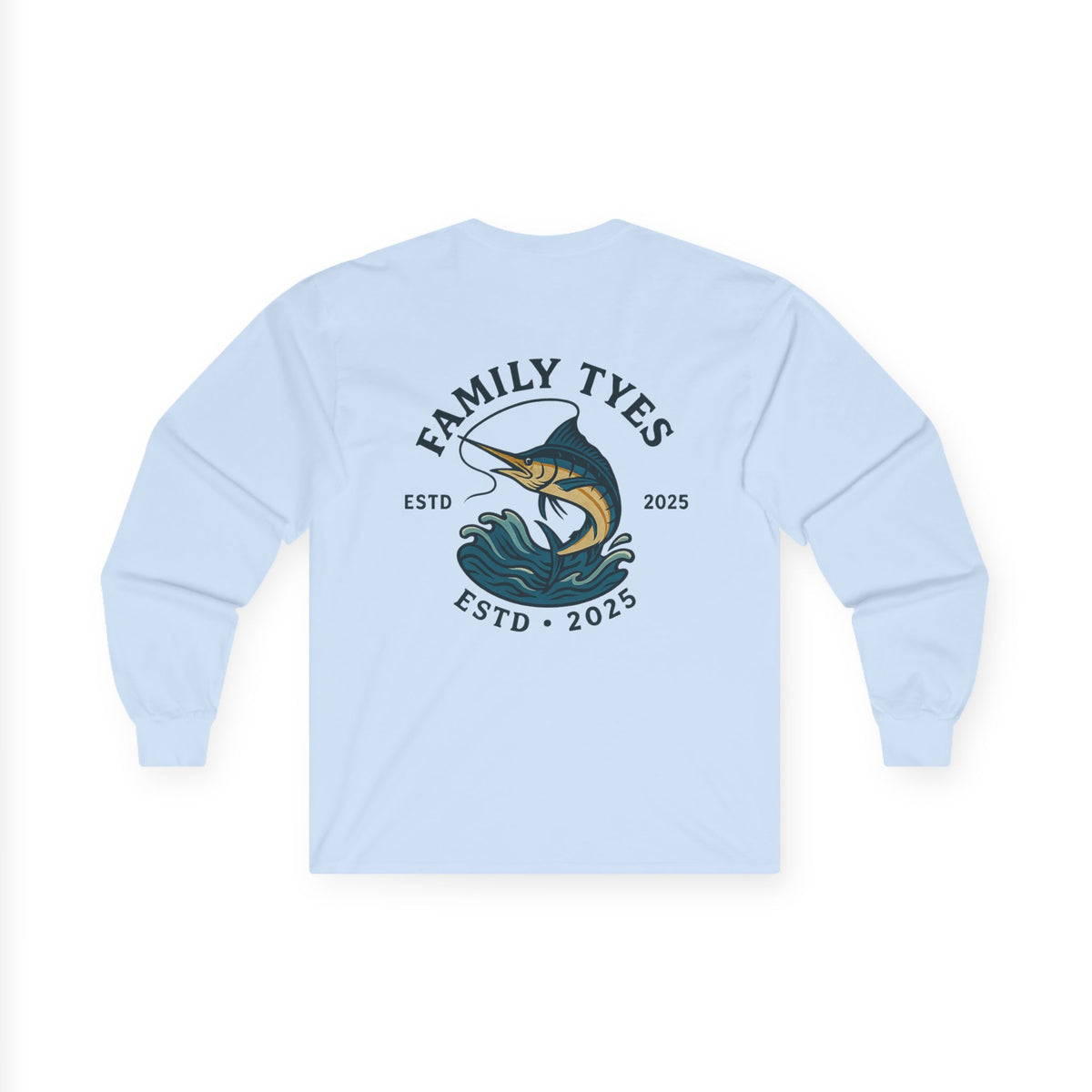 Anchor Nautical Family Long Sleeve Tee - Perfect for Boating, Fishing Trips, & Family Gatherings, Unisex Shirt, Casual Wear, Marine Themed Clothing