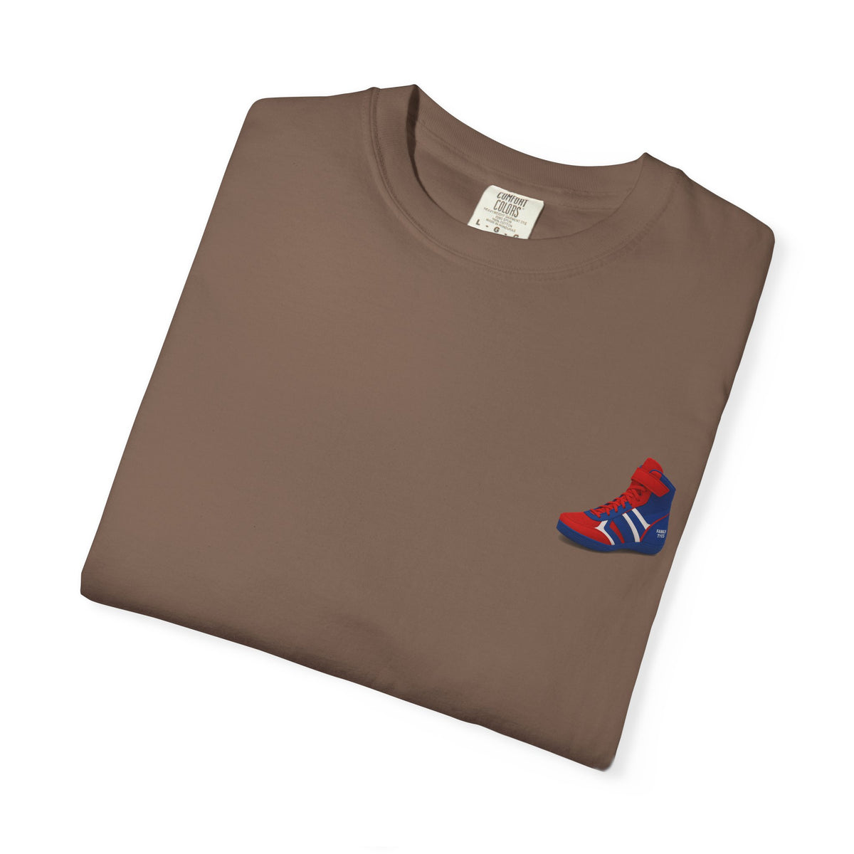 Wrestling Unisex Garment-Dyed T-shirt with Fun Typography