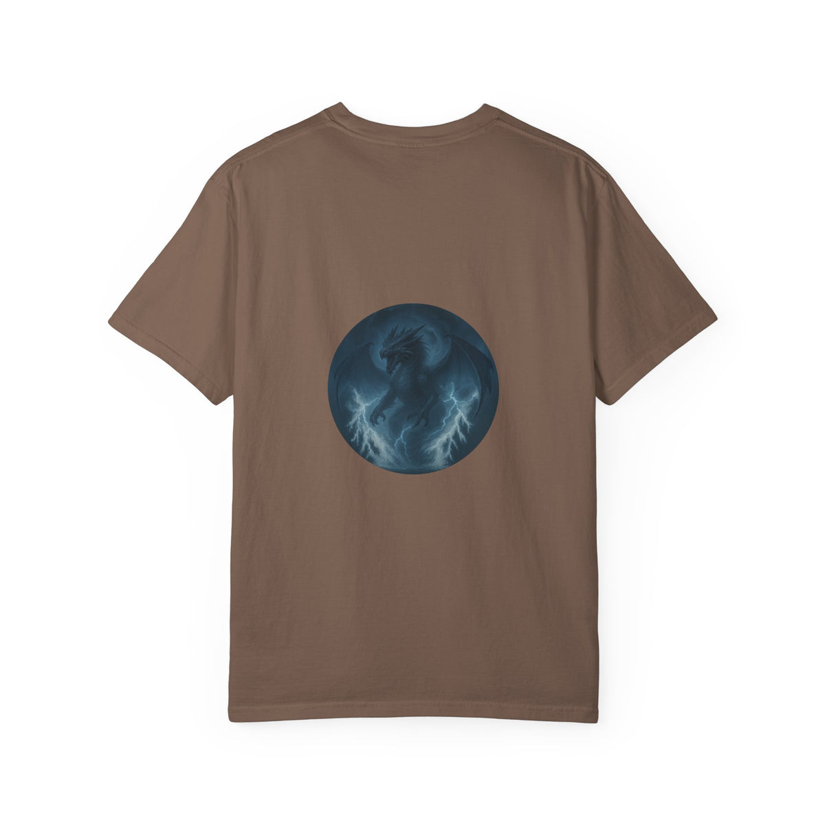 Family Tyes Wind Dragon Unisex Garment-Dyed T-Shirt - Cool Dragon Graphic Tee