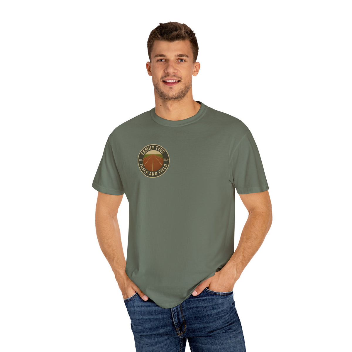 Sprinter, track and field Unisex Garment-Dyed T-shirt