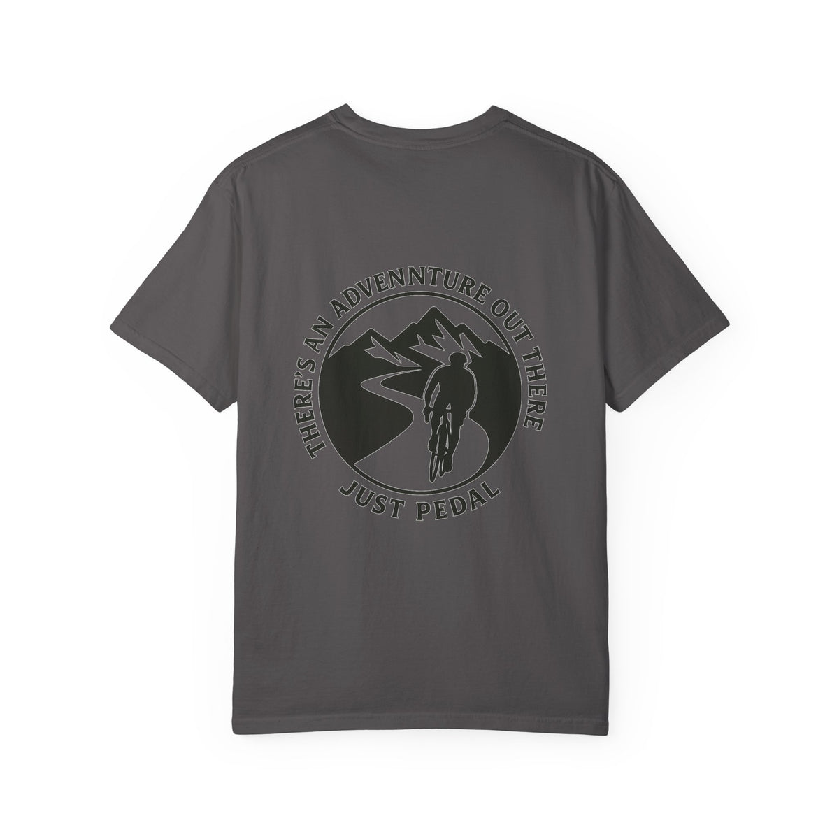 Adventure Cycling T-Shirt | Just Pedal Graphic Tee for Outdoor Enthusiasts