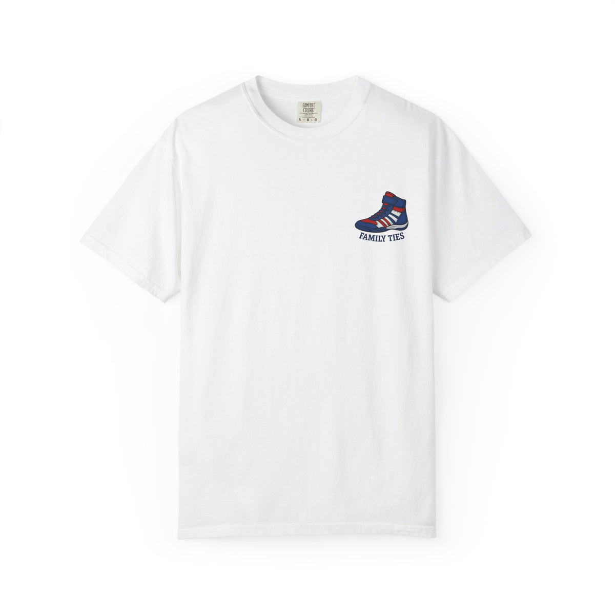 Wrestling Garment-Dyed T-Shirt - Family Ties, Motivational Tee, Casual Wear, Unique Gift, Everyday Comfort