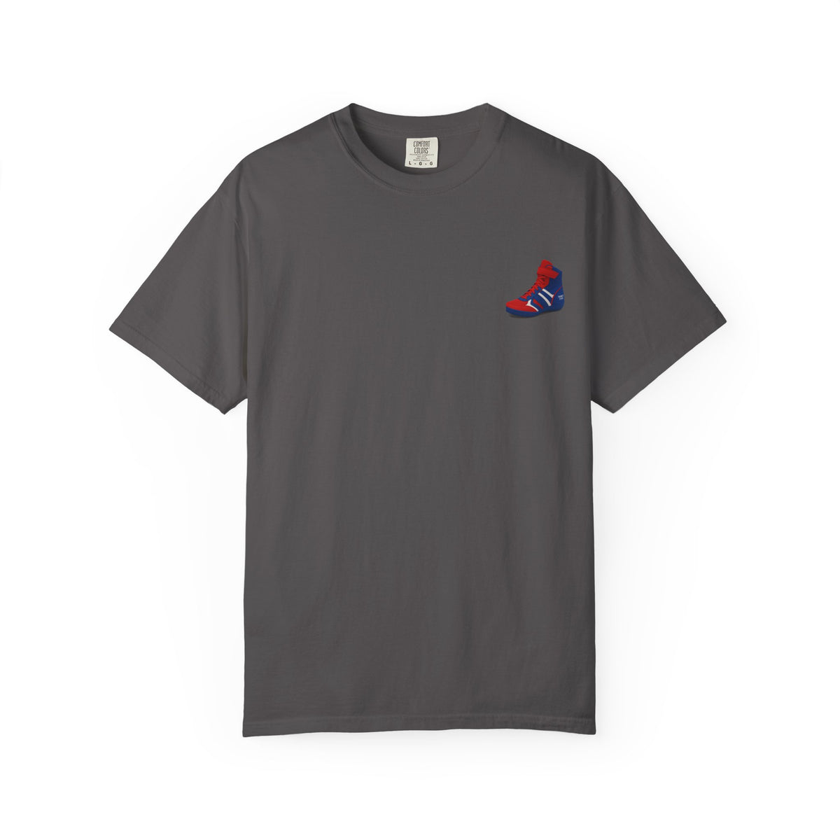 Wrestling Unisex Garment-Dyed T-shirt with Fun Typography
