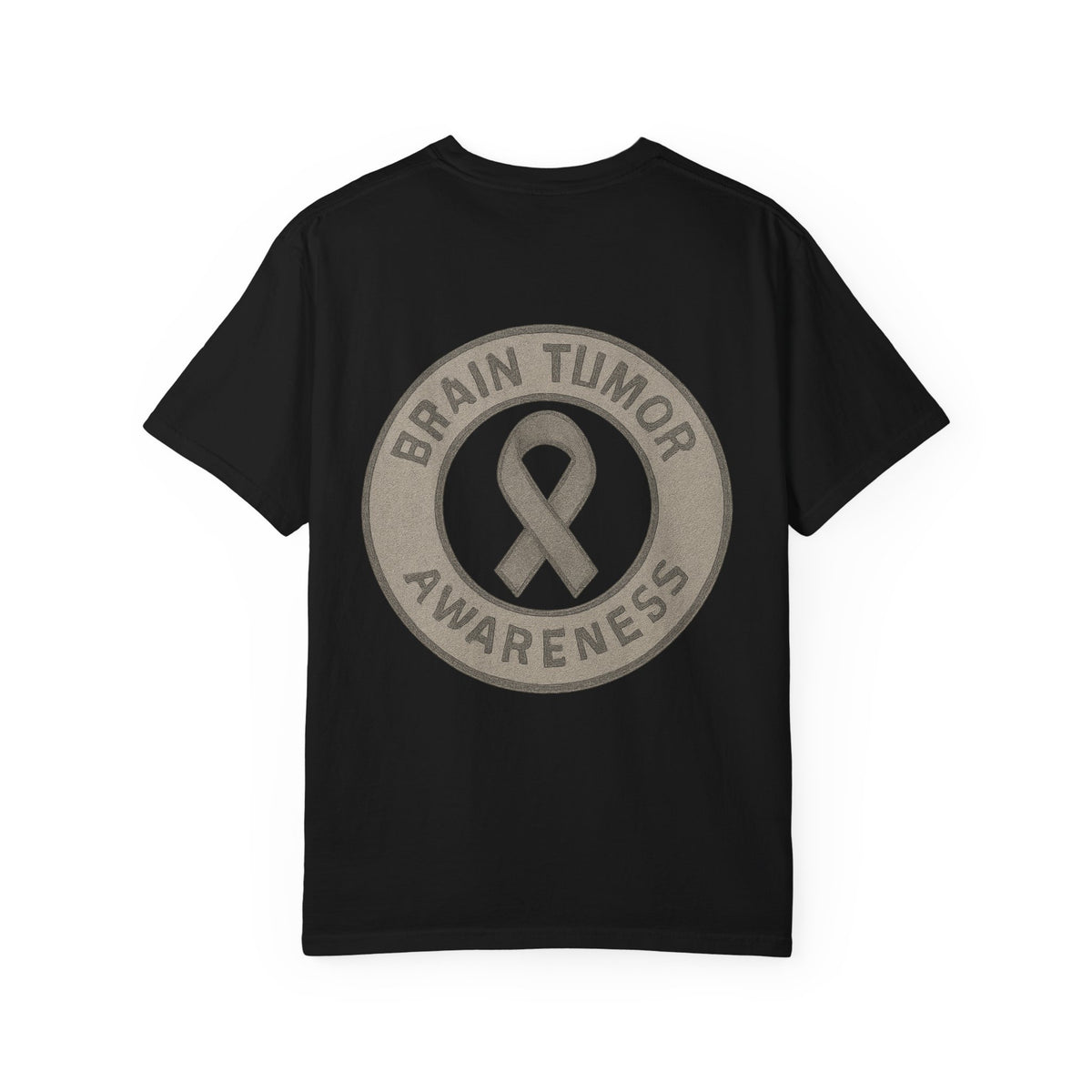 Unisex Garment-Dyed T-Shirt - Brain Tumor Awareness Tee - Family Tyes Support Shirt