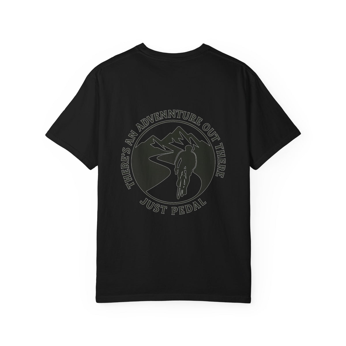 Adventure Cycling T-Shirt | Just Pedal Graphic Tee for Outdoor Enthusiasts
