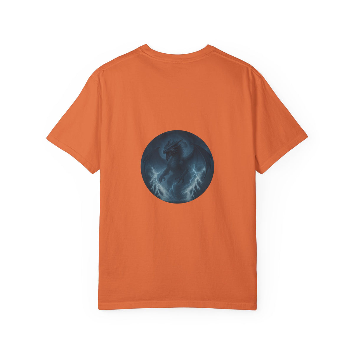 Family Tyes Wind Dragon Unisex Garment-Dyed T-Shirt - Cool Dragon Graphic Tee