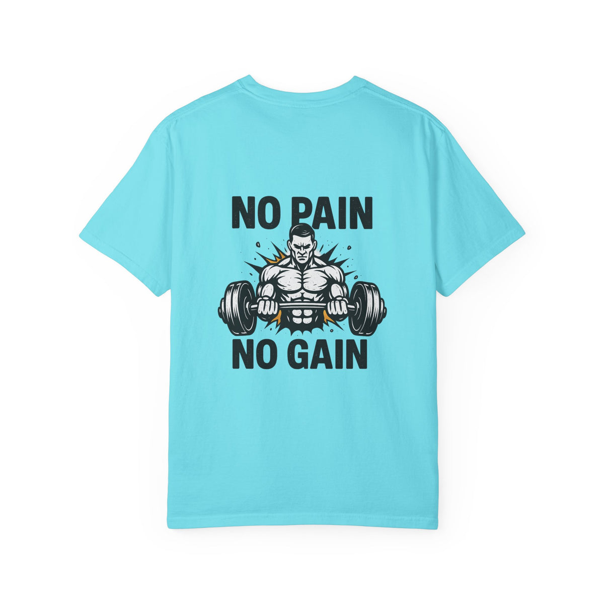 Fitness Motivation T-shirt, Gym Wear, No Pain No Gain Tee, Workout Apparel, Gift for Fitness Lovers, Unisex Activewear