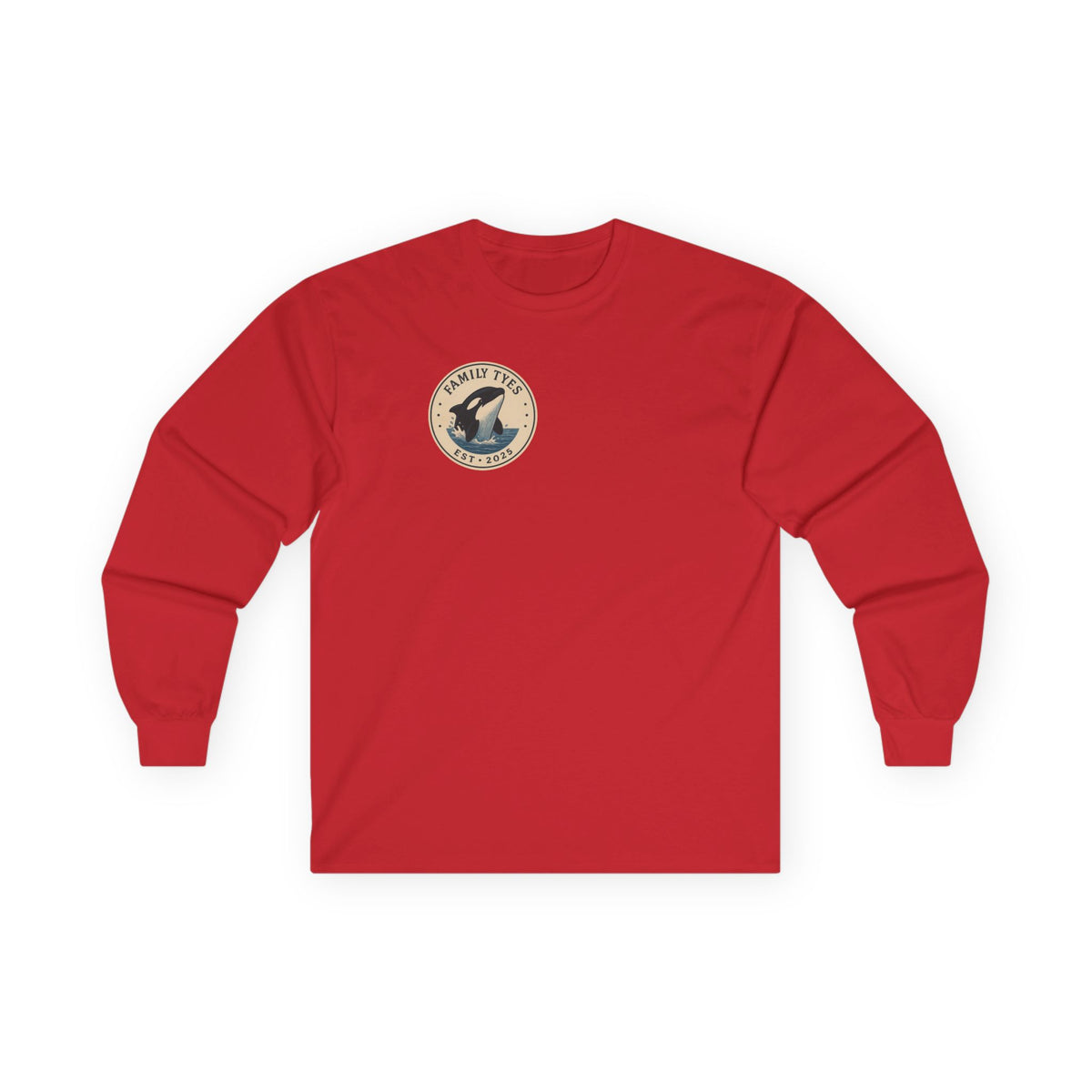 Unisex Long Sleeve Tee - Intelligent and Powerful Whale Design