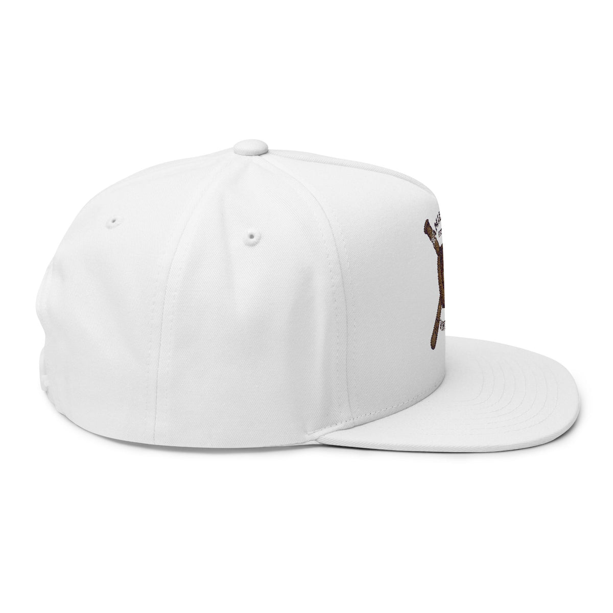 Flat Bill Cap (Embroidery)