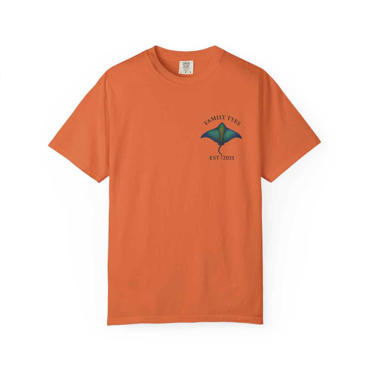 Ocean collection unisex’s Garment-Dyed T-shirt | Family Tyes 2025 Dolphin Design