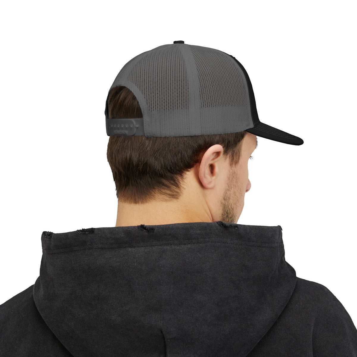 Embroidered Shark Snapback Trucker Cap | Family Vibes, Casual Beachwear, Outdoor Adventures, Gift for Men, Unique Embroidery