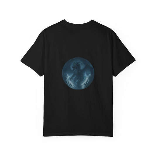 Family Tyes Wind Dragon Unisex Garment-Dyed T-Shirt - Cool Dragon Graphic Tee
