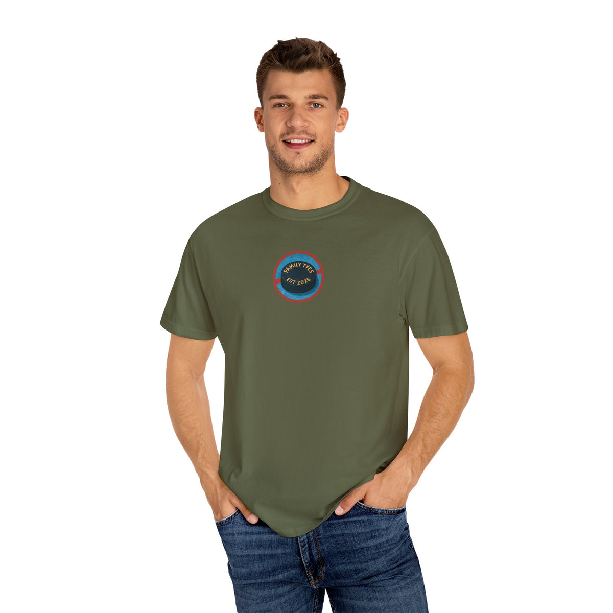 Hockey Unisex Garment-Dyed T-shirt