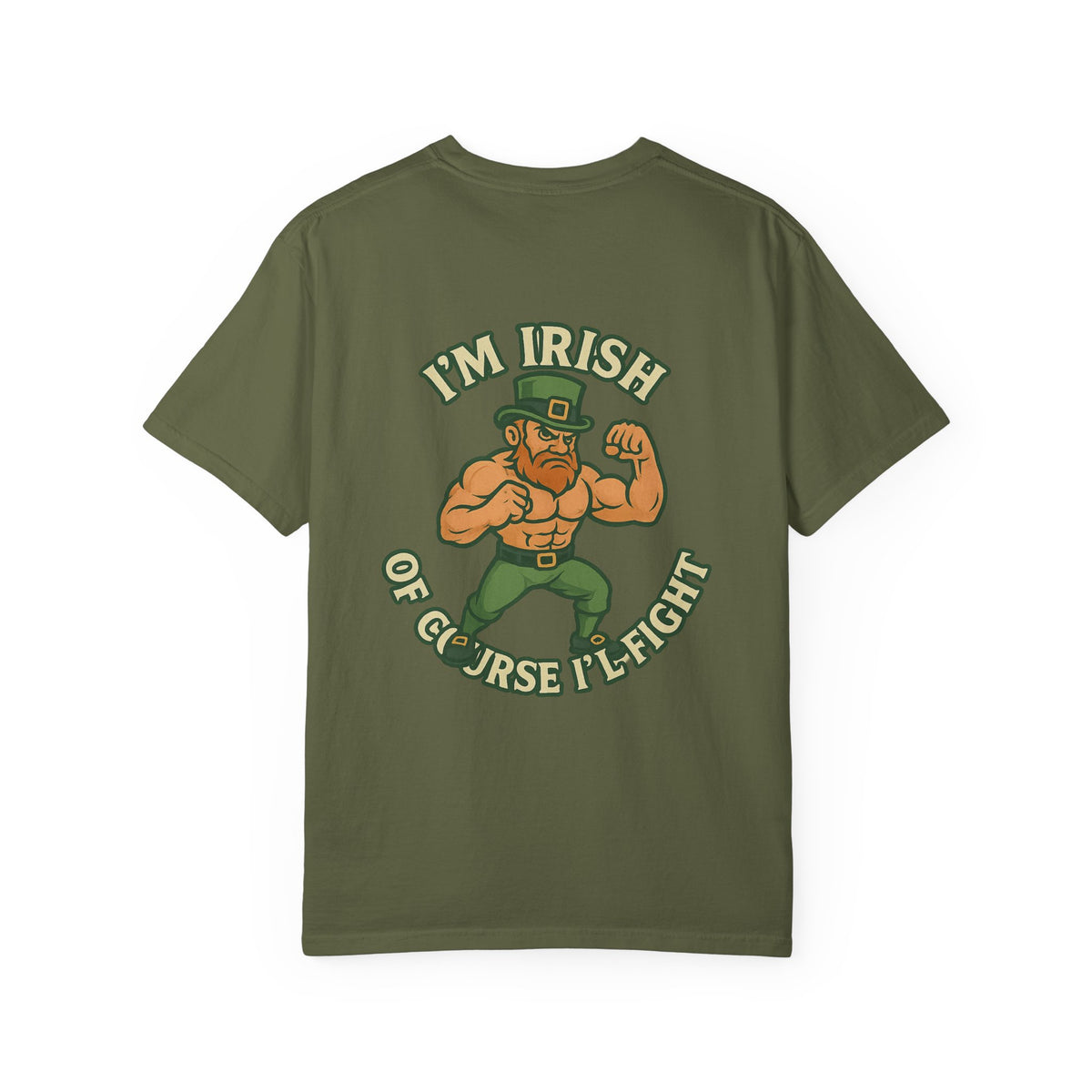 Irish collection Unisex Garment-Dyed T-Shirt - Irish Defender Tee for St. Patrick's Day