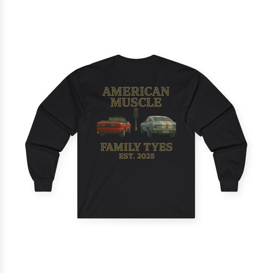 American Muscle Unisex Long Sleeve Tee - Family Tyes Est. 2025