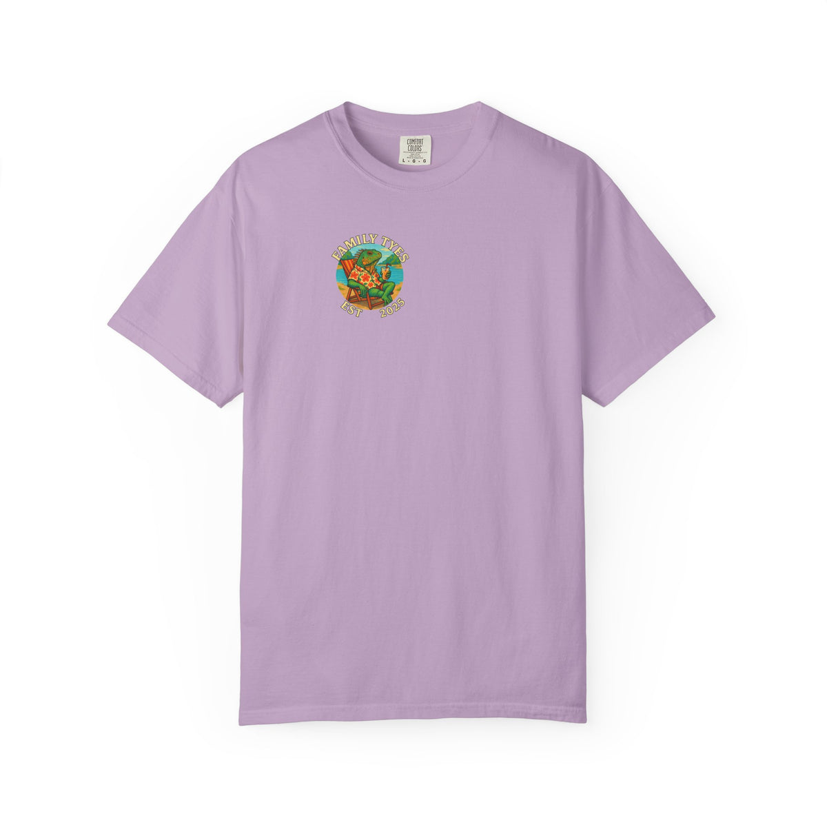 Chilled iguana party time Unisex Garment-Dyed T-Shirt - Family Tyes & Find Your Zen Design