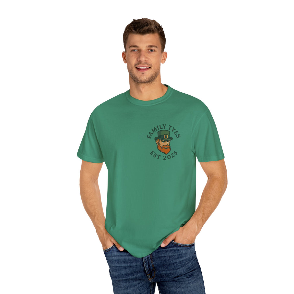 Irish collection Unisex Garment-Dyed T-Shirt - Irish Defender Tee for St. Patrick's Day