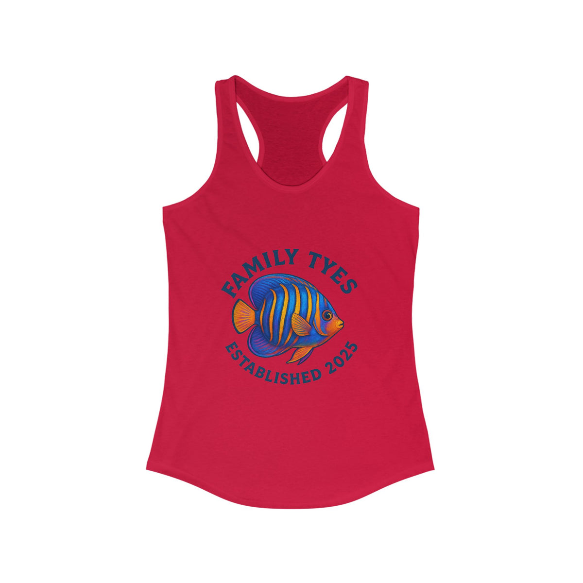 Family Tyes Racerback Tank - Established 2025 | Women's Summer Top