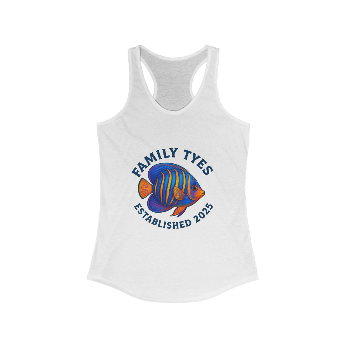 Family Tyes Racerback Tank - Established 2025 | Women's Summer Top