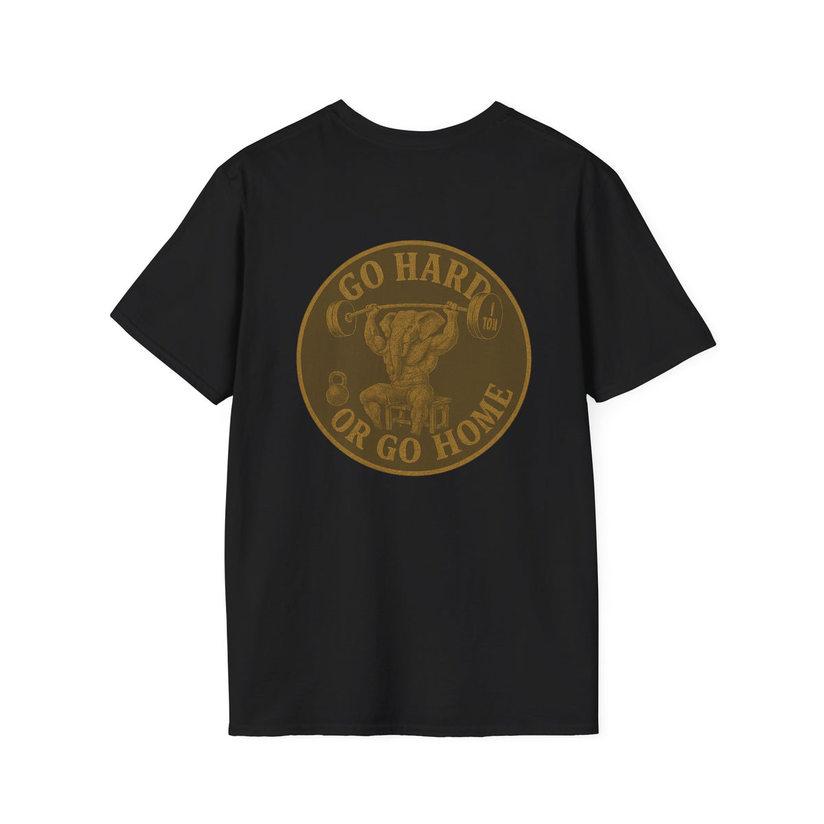 Unisex Workout T-Shirt | Go Hard or Go Home | Vintage Gym Style