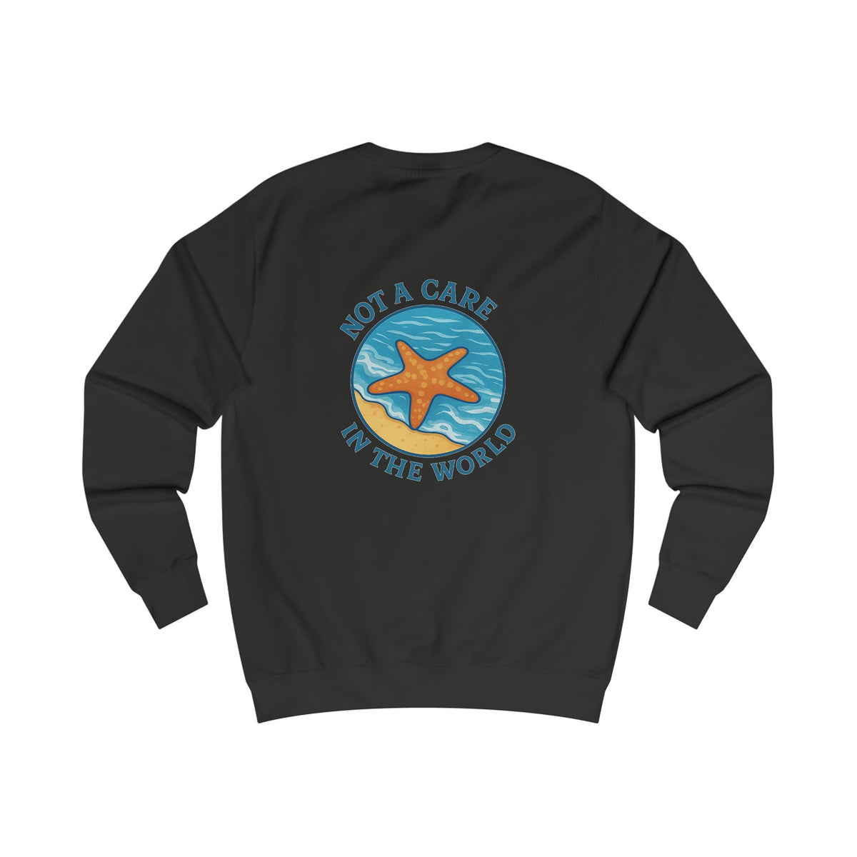 No care starfish Charming Family Sweatshirt, Cozy Gift, Summer Vibes, Beachwear, Unisex Apparel, Family Gatherings, Casual Comfort, Relaxation Style