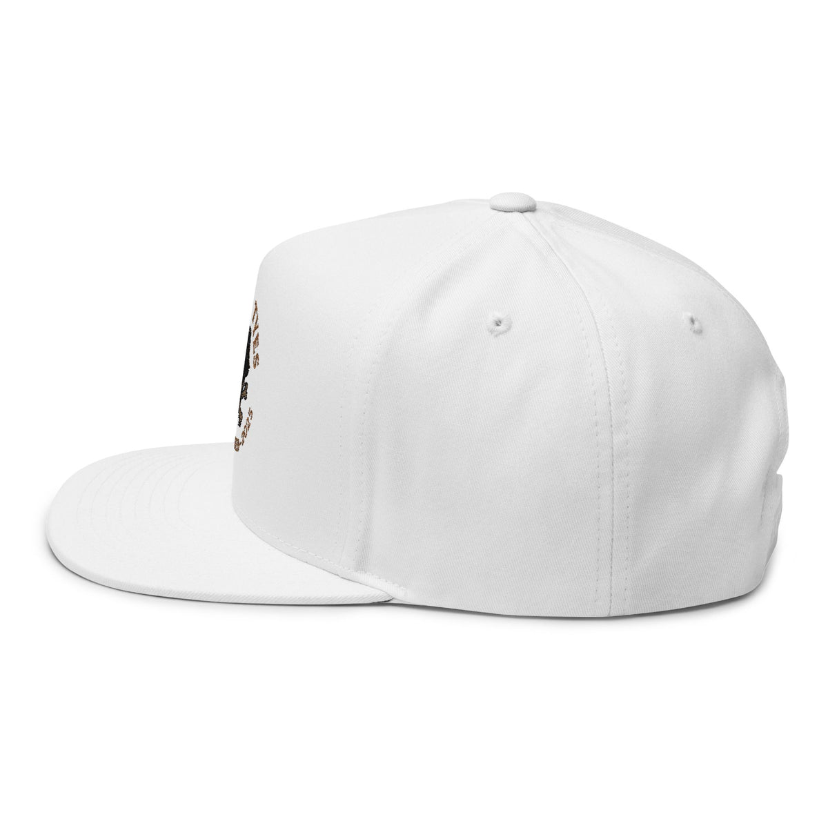 Pirate Embroidered Family Tyes Flat Bill Cap