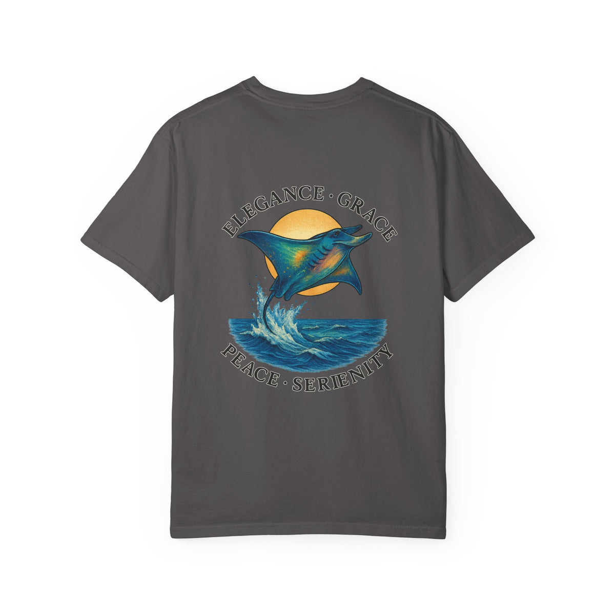 Ocean collection unisex’s Garment-Dyed T-shirt | Family Tyes 2025 Dolphin Design