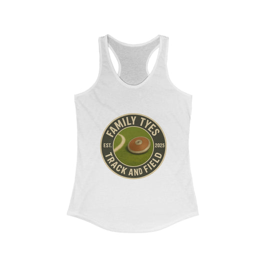 Discus Track and Field Racerback Tank for Women - Family Tyes  - EST 2025