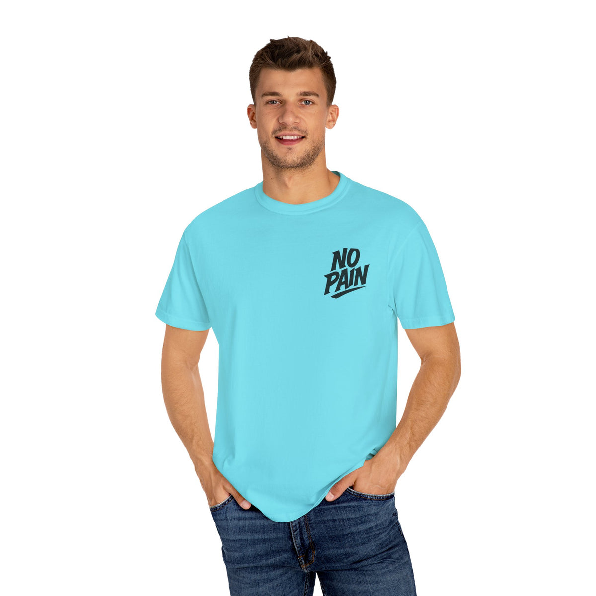Fitness Motivation T-shirt, Gym Wear, No Pain No Gain Tee, Workout Apparel, Gift for Fitness Lovers, Unisex Activewear