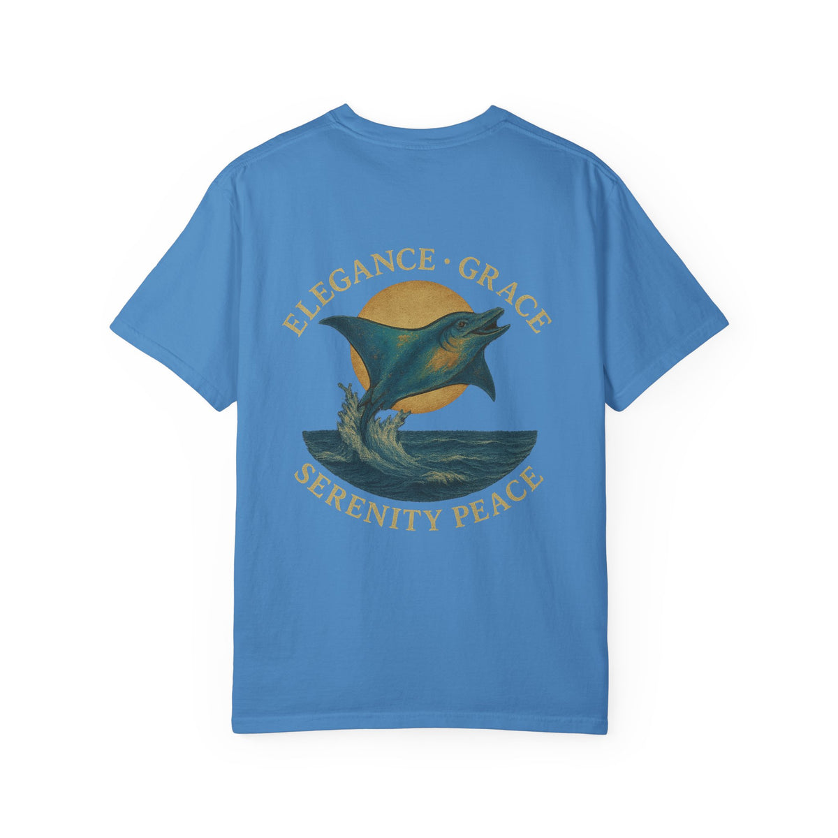 Copy of Unisex Garment-Dyed T-shirt | Family Tyes 2025 Dolphin Design