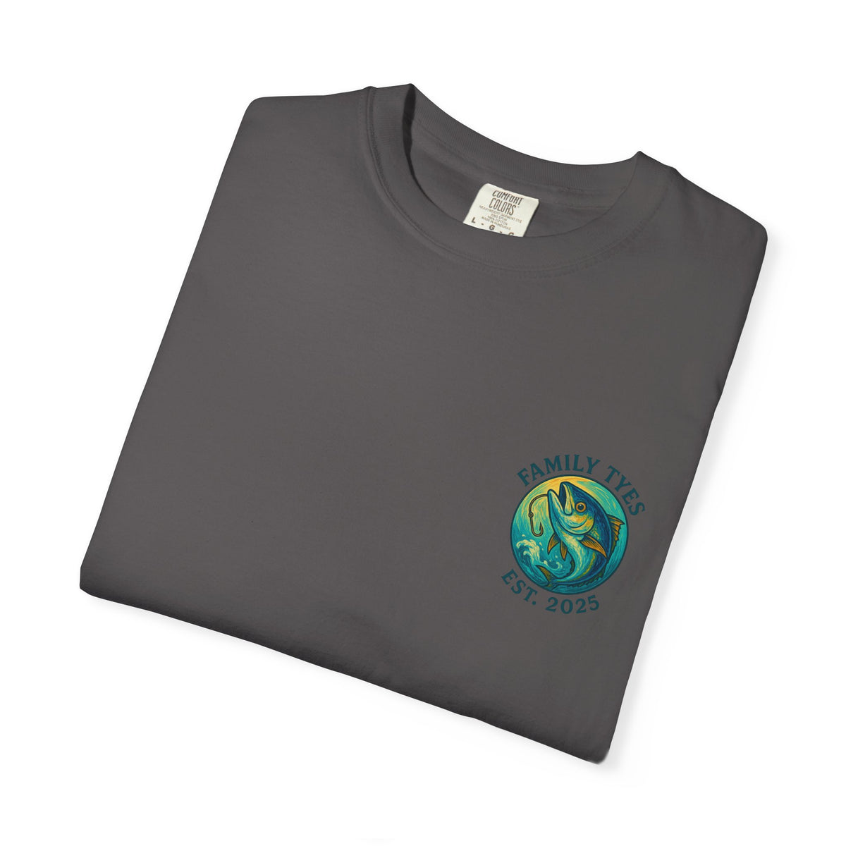 Tuna Unisex Garment-Dyed Fishing T-Shirt - "Hooking Memories" Graphic, Great for Outdoor Lovers, Gifts for Fishermen, Nature Adventures, [...]