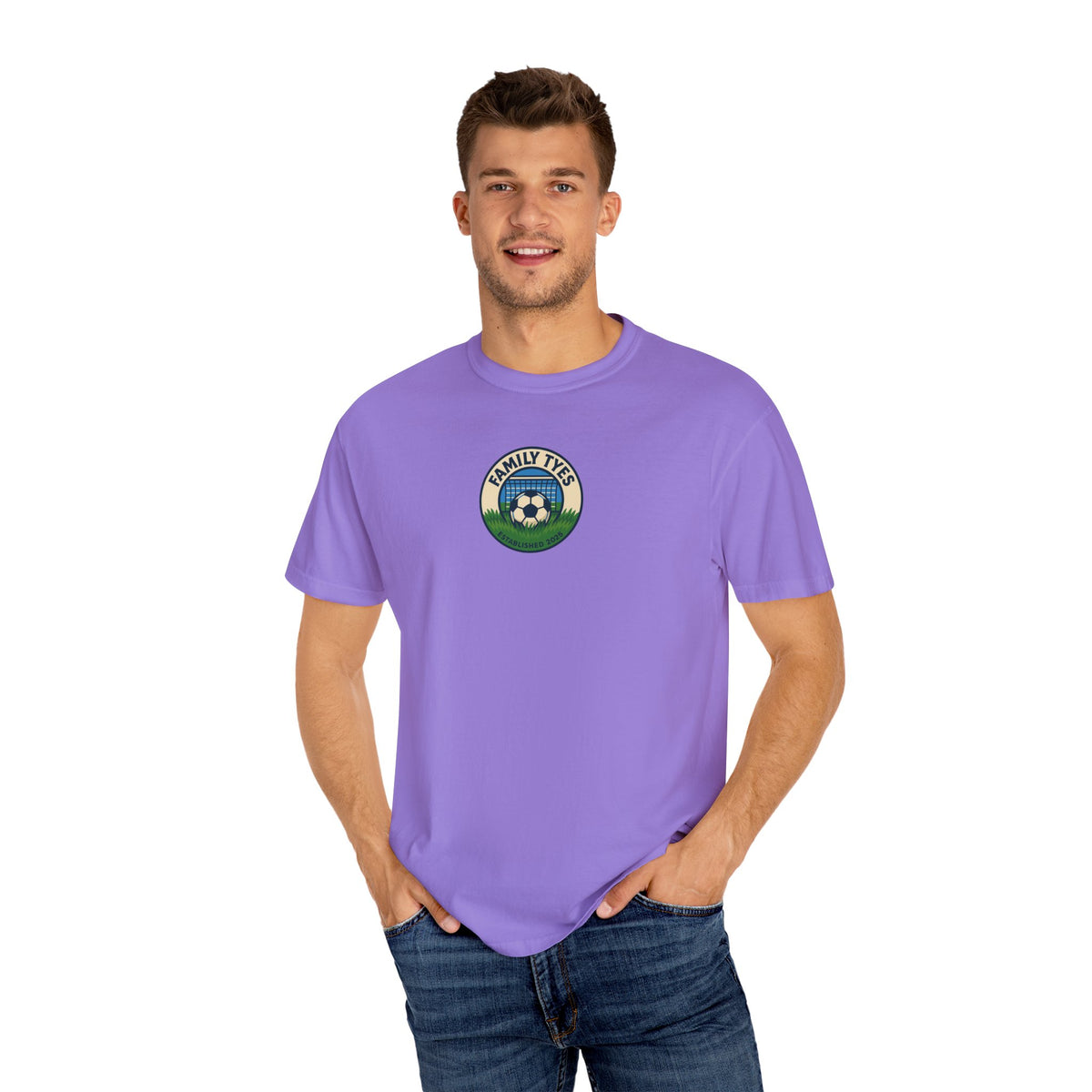 Soccer Unisex Garment-Dyed T-shirt