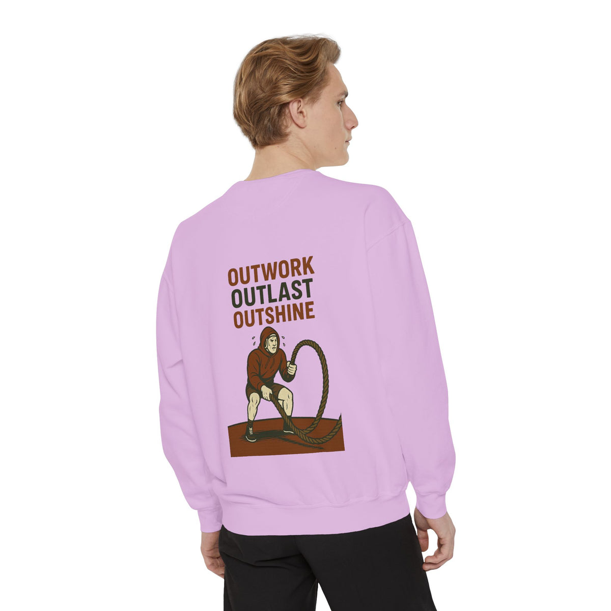 Wrestling Motivational Unisex Sweatshirt | Inspirational Apparel | Gift for Fitness Lovers, Athletes, Workouts, Casual Wear, Home Gym