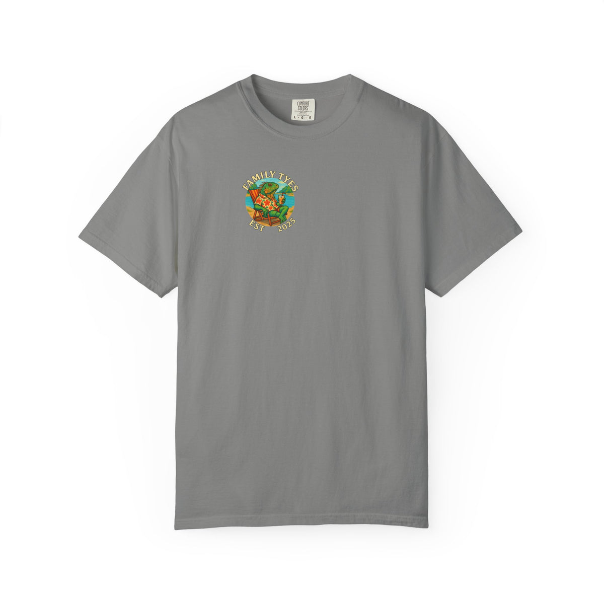 Chilled iguana party time Unisex Garment-Dyed T-Shirt - Family Tyes & Find Your Zen Design