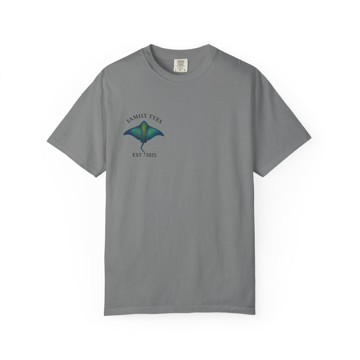 Copy of Unisex Garment-Dyed T-shirt | Family Tyes 2025 Dolphin Design