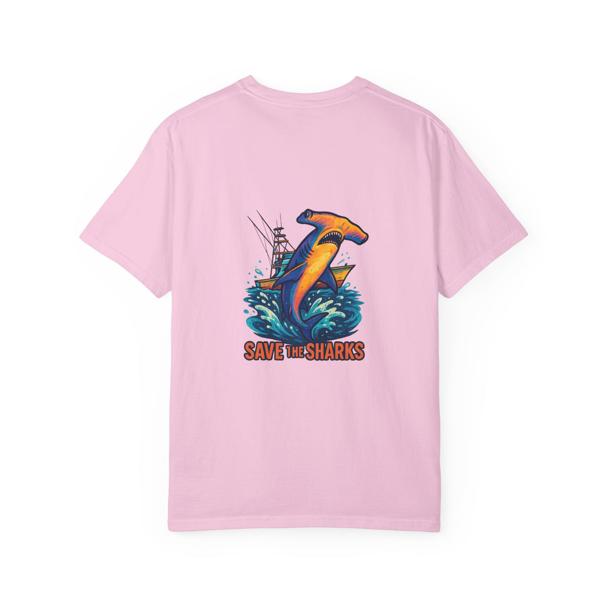 Eco-Friendly Unisex T-Shirt, Save the Sharks Tee, Casual Wear, Beach Lover Gift, Ocean Conservation Apparel