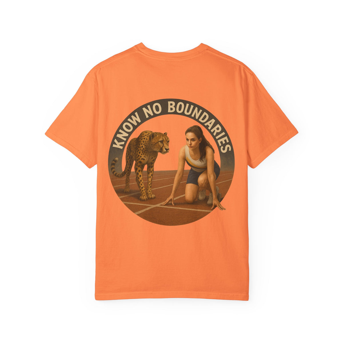 Unisex Garment-Dyed T-shirt - Family Year & Know No Boundaries Design