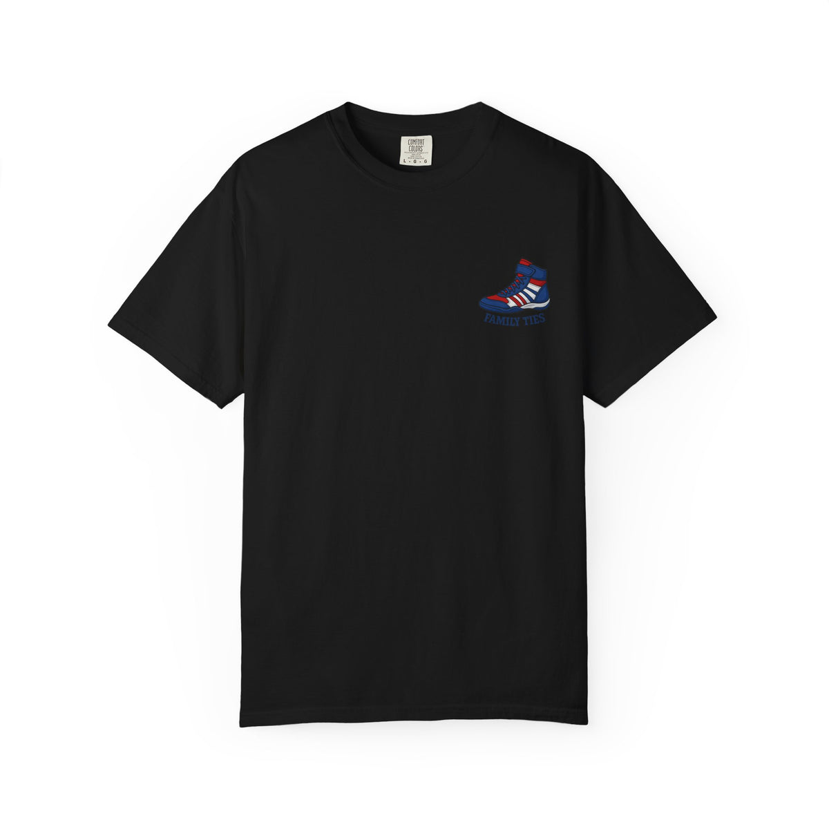 Wrestling Garment-Dyed T-Shirt - Family Ties, Motivational Tee, Casual Wear, Unique Gift, Everyday Comfort