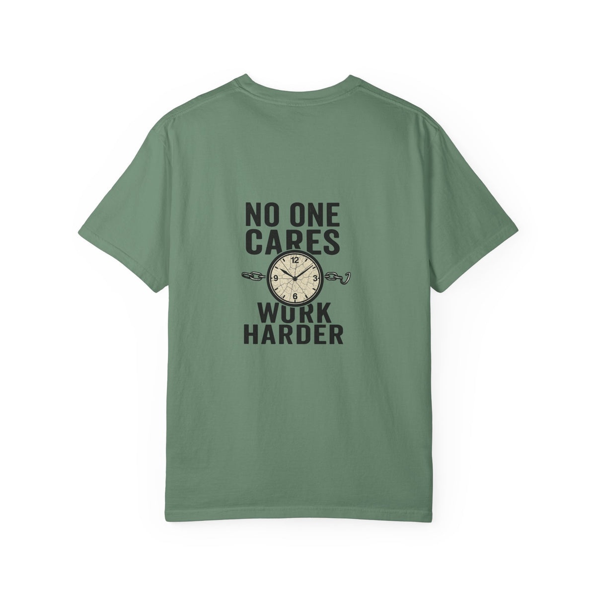 Motivational Unisex T-Shirt - No Time For Excuses, No One Cares, Work Harder - Casual Gift for Fitness, Entrepreneurs, or Inspiration