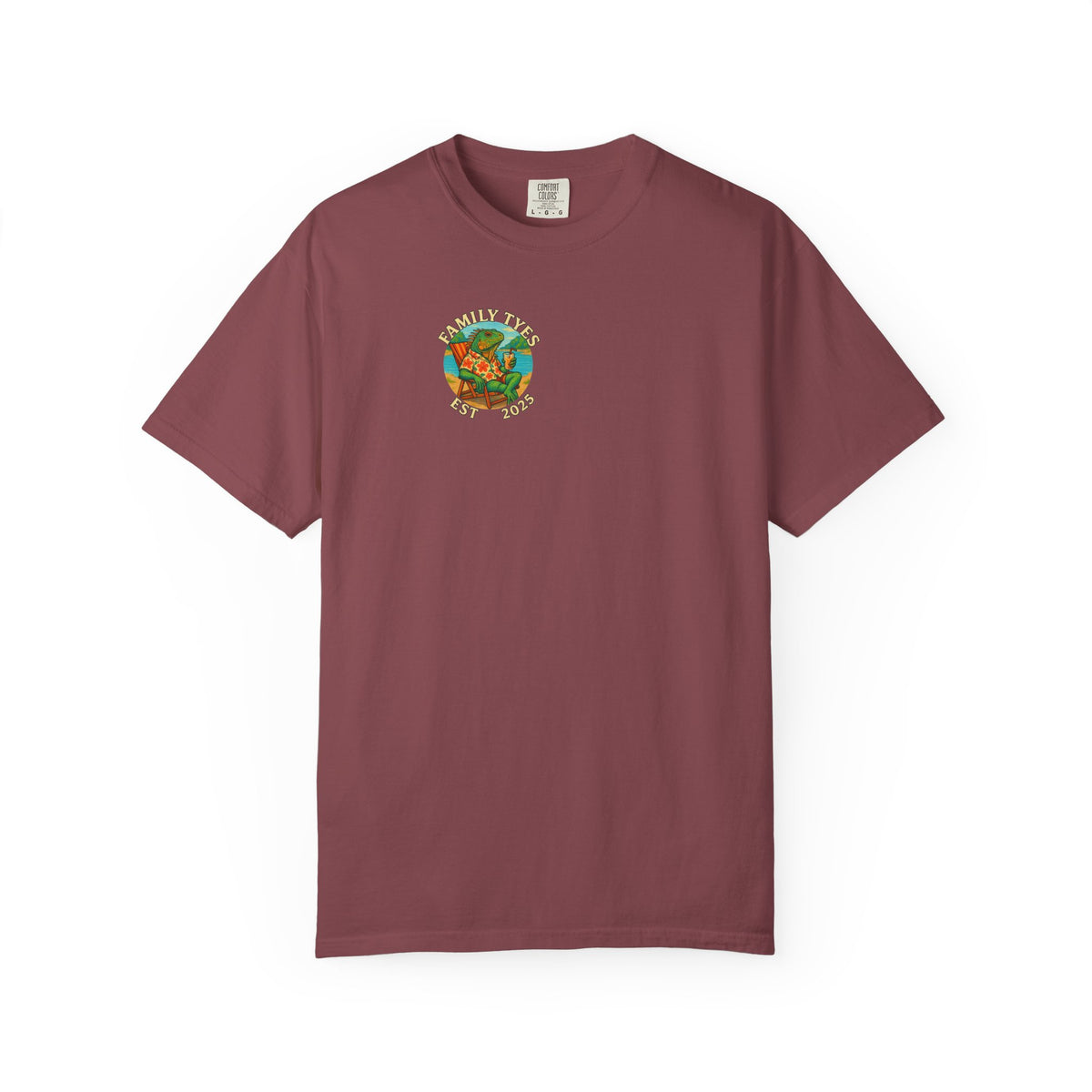 Chilled iguana party time Unisex Garment-Dyed T-Shirt - Family Tyes & Find Your Zen Design