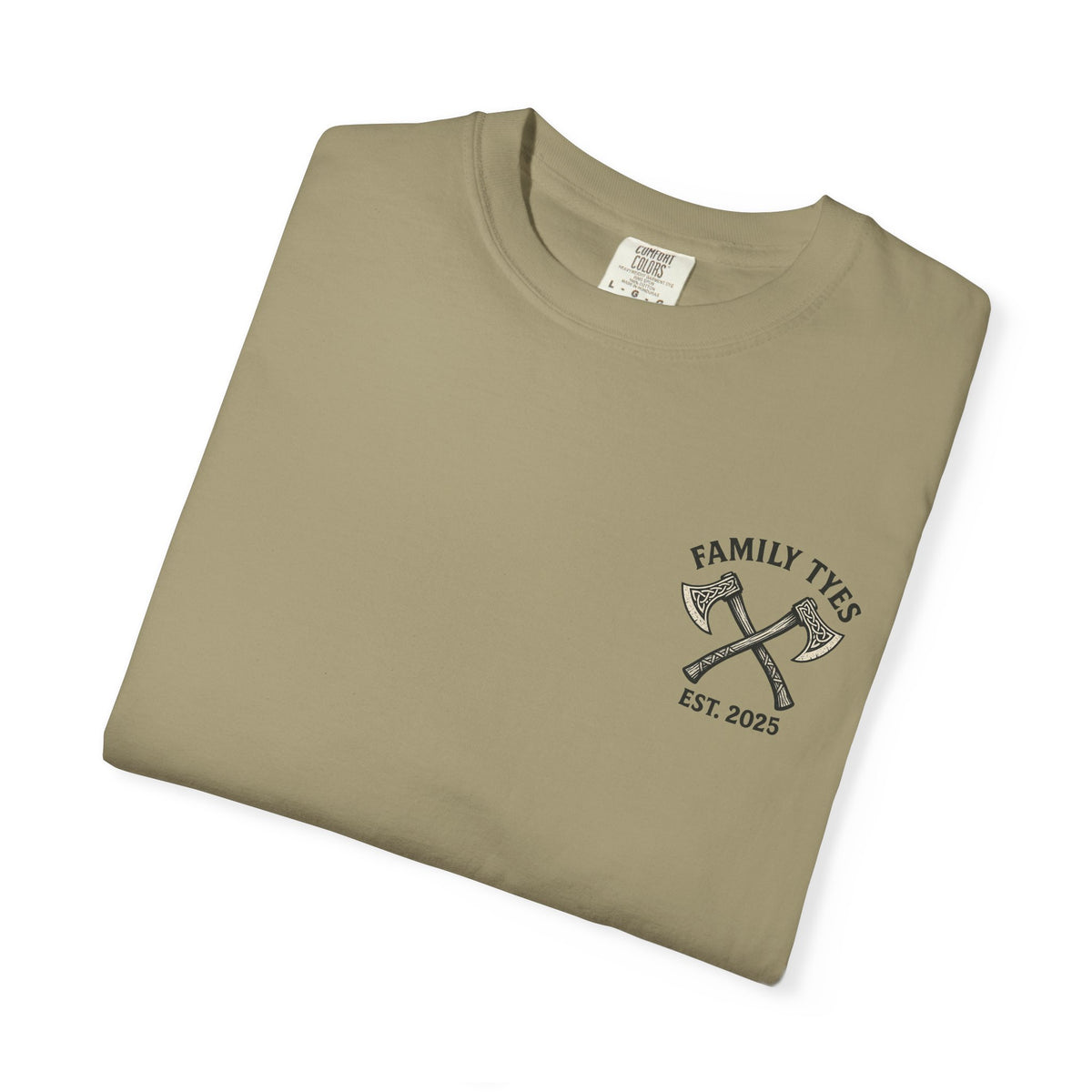 Built for conflict VIKING Unisex Garment-Dyed T-shirt - Family Ties, Guilt for Conflict, Casual Wear, Gift for Him, Father's Day Tee