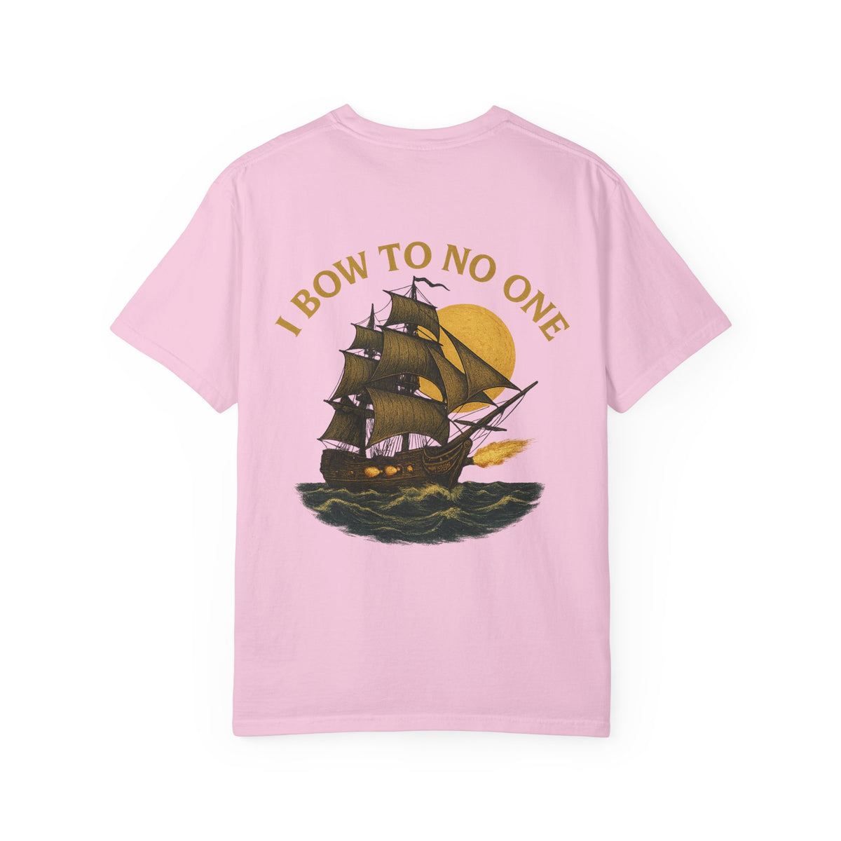 Pirate Mysterious Ship Graphic T-Shirt, Unisex Event Apparel, Casual Gift for Sailors, Halloween Theme, Adventure Lover's Top