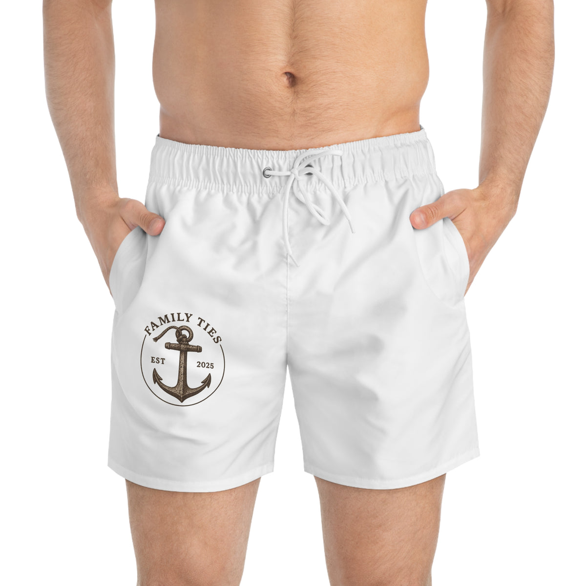 Family Tyes Anchor Swim Trunks - Perfect for Summer Adventures